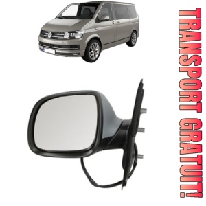 Oglinda Stanga Volkswagen MULTIVAN T5 (7HM, 7HN, 7HF, 7EF, 7EM, 7EN) din 2003 - 2015, Auto, Reglaj electric, Completa
