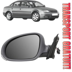 Oglinda Stanga Volkswagen PASSAT B5.5 (3B3) din 2000 - 2005, Auto, Reglaj electric, Completa