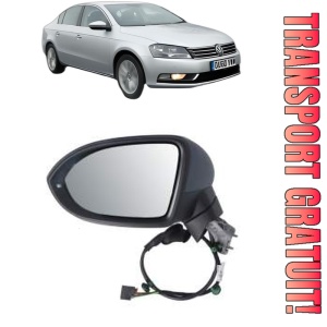 Oglinda Stanga Volkswagen PASSAT B7 (A32, A33) din 2011 - 2020, Auto, Reglaj electric, Completa