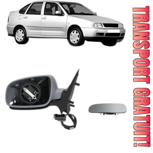 Oglinda Stanga Volkswagen POLO III CLASSIC (6V2) din 1995 - 2002, Auto, Reglaj electric, Completa