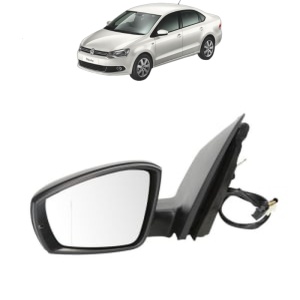 Oglinda Stanga Volkswagen POLO V Saloon (602, 604, 612, 614) din 2010 - 2022, Auto, Reglaj mecanic, Completa - Img 2