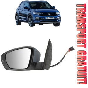 Oglinda Stanga Volkswagen T-CROSS (C11, D31) din 2018 - 2020, Auto, Reglaj electric, Completa