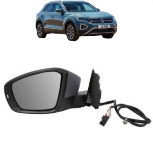 Oglinda Stanga Volkswagen T-ROC (A11, D11) din 2017 - 2021, Auto, Reglaj electric, Completa - Img 2