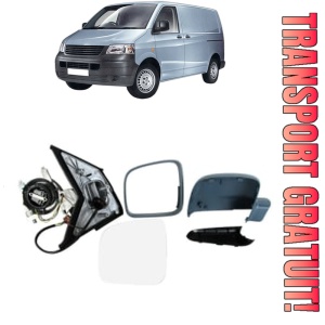 Oglinda Stanga Volkswagen TRANSPORTER T5 Van (7HA, 7HH, 7EA, 7EH) din 2003 - 2015, Auto, Reglaj electric, Completa