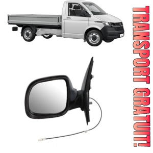 Oglinda Stanga Volkswagen TRANSPORTER T6 Platform/Chassis (SFD, SFE, SFL, SFZ, SJD, SJ din 2015 - 2024, Auto, Reglaj manual, Completa