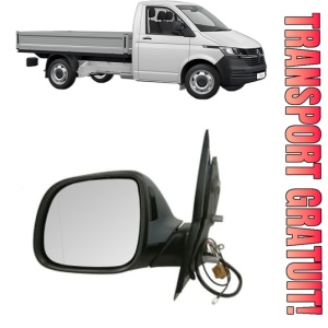 Oglinda Stanga Volkswagen TRANSPORTER T6 Platform/Chassis (SFD, SFE, SFL, SFZ, SJD, SJ din 2015 - 2024, Auto, Reglaj electric, Completa