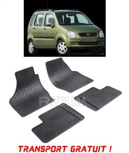 Opel Agila A, Hatchback, fabricat din 2000 - 12.2007, set covorase auto dedicate, din cauciuc 100% Premium - Transport Gratuit accesorii pentru autoturismul tau - masina v38617