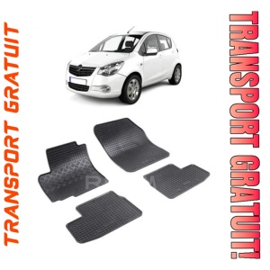 Opel Agila B, Hatchback, fabricat din 01.2008 - 11.2014, set covorase auto dedicate, din cauciuc 100% Premium