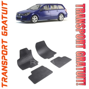Opel Astra H, Combi, fabricat din 2004 - 12.2014, set covorase auto dedicate, din cauciuc 100% Premium