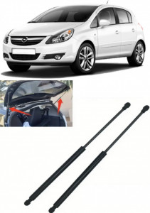 Opel Corsa D Set 2 amortizoare pentru portbagaj / haion Krosno compatibil cu Opel Corsa D fabricat intre 2006-2014 accesorii pentru autoturismul tau - masina v89822