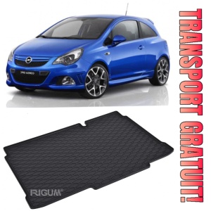 Opel Corsa Tavita pentru portbagaj din cauciuc, compatibila Opel Corsa E fabricatie 12.2014 - 05.2019, caroserie hatchback