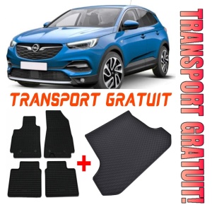 Opel Grandland Set Covorase + tavita portbagaj auto Opel Grandland X PHEV fabricatie 11.2019 - prezent, caroserie suv