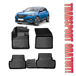 Opel Grandland X 2017-2021 Set Covorase Auto Cauciuc Premium Umbrella