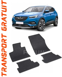 Opel Grandland X PhEV, Suv, fabricat din 11.2019 - Prezent, set covorase auto dedicate, din cauciuc 100% Premium accesorii pentru autoturismul tau - masina v153789