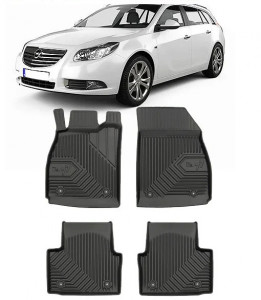 Opel Insignia A Din 01.2009 - 08.2017, Combi , Set Covorase Auto Tip Tavita Premium 3D, din cauciuc accesorii pentru autoturismul tau - masina v168582