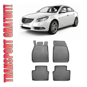 Opel Insignia A, Sedan, Din 2008 - 05.2017 , Set Covorase Auto Tip Tavita Premium 3D, din cauciuc