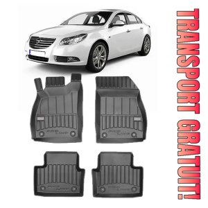 Opel Insignia A, Sedan, Din 2008 - 05.2017 , Set Covorase Auto Tip Tavita Premium 3D, din cauciuc