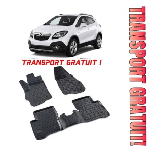 Opel Mokka I 2012-2019 Set 4 covorase auto din cauciuc tip tavita premium line 3D - Transport Gratuit!