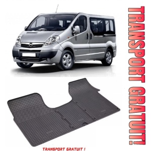 Opel Vivaro A, Van, fabricat din 09.2001 - 08.2014, 3 Locuri, set covorase auto dedicate, din cauciuc 100% Premium - Transport Gratuit