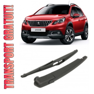 Peugeot 2008 I Brat stergator pentru luneta spate cu lamela 300 mm, compatibil cu Peugeot 2008 I SUV fabricat intre 2013, calitate extra