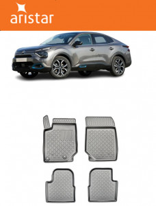 Peugeot 2008 II, Suv, Din 01.2020 - Prezent , Set Covorase Auto Tip Tavita Premium 3D, din cauciuc accesorii pentru autoturismul tau - masina v170679