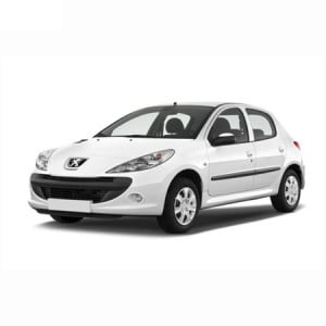 Peugeot 206 Din 1998 - 2010, Hatchback , Set Covorase Auto Tip Tavita Premium 3D, din cauciuc accesorii pentru autoturismul tau - masina v169399