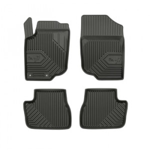 Peugeot 207 Din 2006 - 2012, Hatchback , Set Covorase Auto Tip Tavita Premium 3D, din cauciuc accesorii pentru autoturismul tau - masina v166042