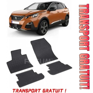 Peugeot 3008 II PhEV, Suv, fabricat din 09.2019 - Prezent, set covorase auto dedicate, din cauciuc 100% Premium - Transport Gratuit