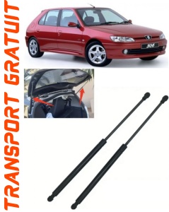 Peugeot 306 Set 2 amortizoare pentru portbagaj Krosno compatibil cu Peugeot 306 Hatchback fabricat intre 1997-2002 accesorii pentru autoturismul tau - masina v86499