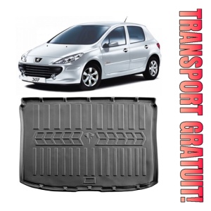 Peugeot 307 Hatchback (2001-2008) Tavita cauciuc pentru protectie portbagaj