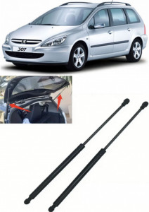 Peugeot 307 Set 2 amortizoare pentru portbagaj / haion Krosno compatibil cu Peugeot 307 Combi fabricat intre 2002-2008 accesorii pentru autoturismul tau - masina v90975