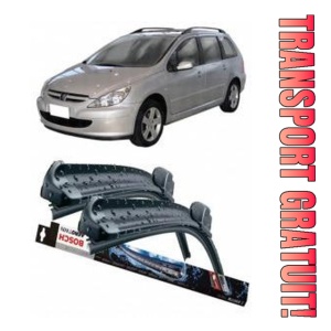 Peugeot 307 Sw Set 2 stergatoare parbriz Bosch Bosch Aerotwin 70 cm/65 cm compatibile cu Peugeot 307 Sw (3H) din 2002-2008 (70 cm / 65 cm)