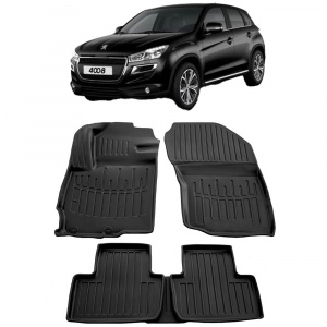 Peugeot 4008 (2012-2016) Set covorase auto cauciuc G.Modern Line 3D