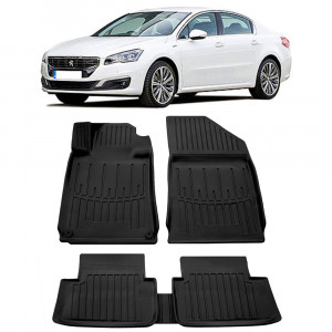 Peugeot 508 I (2010-2018) Set covorase auto cauciuc G.Modern Line 3D accesorii pentru autoturismul tau - masina v243855
