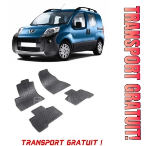 Peugeot Bipper, Van, fabricat din 06.2008 - 2017, 5 Locuri, set covorase auto dedicate, din cauciuc 100% Premium - Transport Gratuit