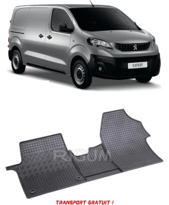 Peugeot Expert E-III fabricat din 10.2020 - Prezent, Van, 2-3 Locuri, set covorase auto dedicate, din cauciuc 100% Premium - Transport Gratuit accesorii pentru autoturismul tau - masina v38280