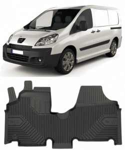 Peugeot Expert II Tepee Din 2006 - 2016, Van , Set Covorase Auto Tip Tavita Premium 3D, din cauciuc accesorii pentru autoturismul tau - masina v167458
