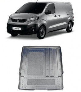 Peugeot Expert III Traveller Van din 01.2016 - Prezent, Tavita Pentru Portbagaj Lux Premium Dedicata, Ampatament Mediu L2 In Spatele Randului 2 Scaune Culisate In Spate *2 accesorii pentru autoturismul tau - masina v185540