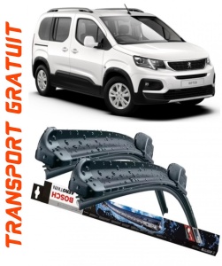 Peugeot Rifter Set 2 stergatoare parbriz Bosch Bosch Aerotwin 65 cm/42.5 cm compatibile cu Peugeot Rifter din 2018 (65 cm / 42.5 cm) accesorii pentru autoturismul tau - masina v121524