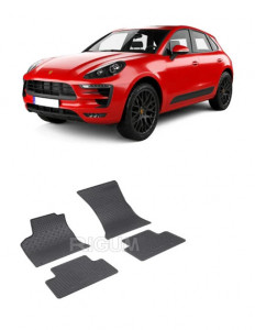 Porsche Macan, Suv, fabricat din 03.2014 - Prezent, set covorase auto dedicate, din cauciuc 100% Premium accesorii pentru autoturismul tau - masina v159962