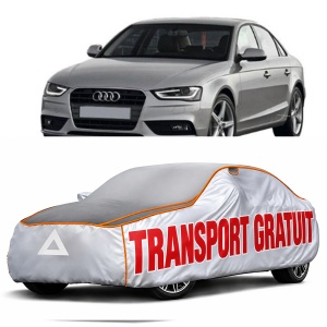 Prelata Antigrindina pentru auto Audi A4 (B8) (2007-2015) - husa protectie antigrindina si intemperii meteo severe - anti-grindina vijelii furtuni pentru auto