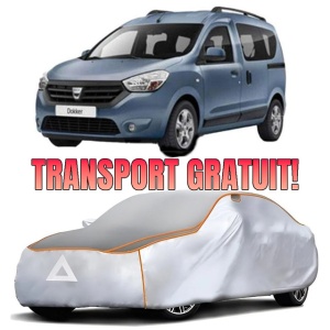 Prelata Antigrindina pentru auto Dacia Dokker (2012-2021) (Fata) - husa protectie antigrindina si intemperii meteo severe - anti-grindina vijelii furtuni pentru auto