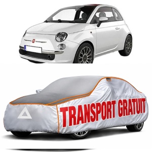 Prelata Antigrindina pentru auto Fiat 500 (2007-) - husa protectie antigrindina si intemperii meteo severe - anti-grindina vijelii furtuni pentru auto