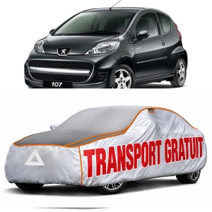 Prelata Antigrindina pentru auto Peugeot 107 (2005-2014) - husa protectie antigrindina si intemperii meteo severe - anti-grindina vijelii furtuni pentru auto