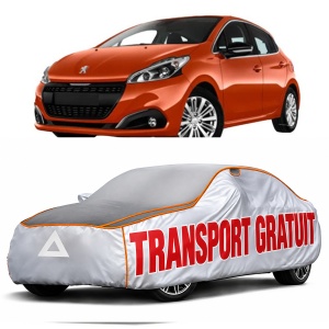 Prelata Antigrindina pentru auto Peugeot 208 (2012-2018) - husa protectie antigrindina si intemperii meteo severe - anti-grindina vijelii furtuni pentru auto
