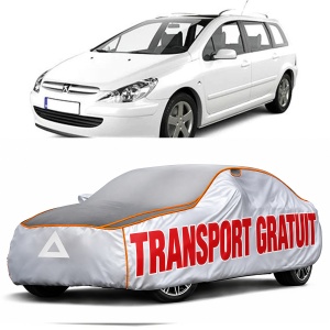 Prelata Antigrindina pentru auto Peugeot 307 (2001-2007) - husa protectie antigrindina si intemperii meteo severe - anti-grindina vijelii furtuni pentru auto