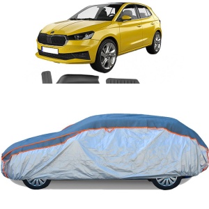 Prelata Antigrindina pentru auto Skoda Fabia IV (2021-) - husa protectie antigrindina si intemperii meteo severe - anti-grindina vijelii furtuni pentru auto accesorii pentru autoturismul tau - masina v55431