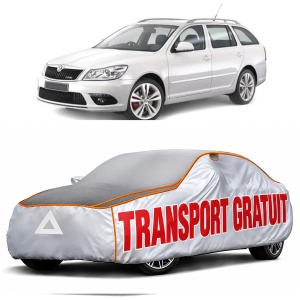 Prelata Antigrindina pentru auto Skoda Octavia II (2004-2008) - husa protectie antigrindina si intemperii meteo severe - anti-grindina vijelii furtuni pentru auto
