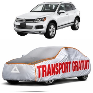 Prelata Antigrindina pentru auto Volkswagen Touareg II 2010-2018 - husa protectie antigrindina si intemperii meteo severe - anti-grindina vijelii furtuni pentru auto