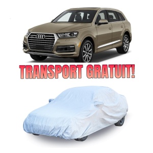 Prelata auto compatibila cu Audi Q7 (2015-). Q8 (2018-) (Inclusiv Hybrid) husa exterioara pentru protectie auto